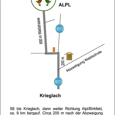 Bed & Breakfast Gaestehaus Fridolin Krieglach